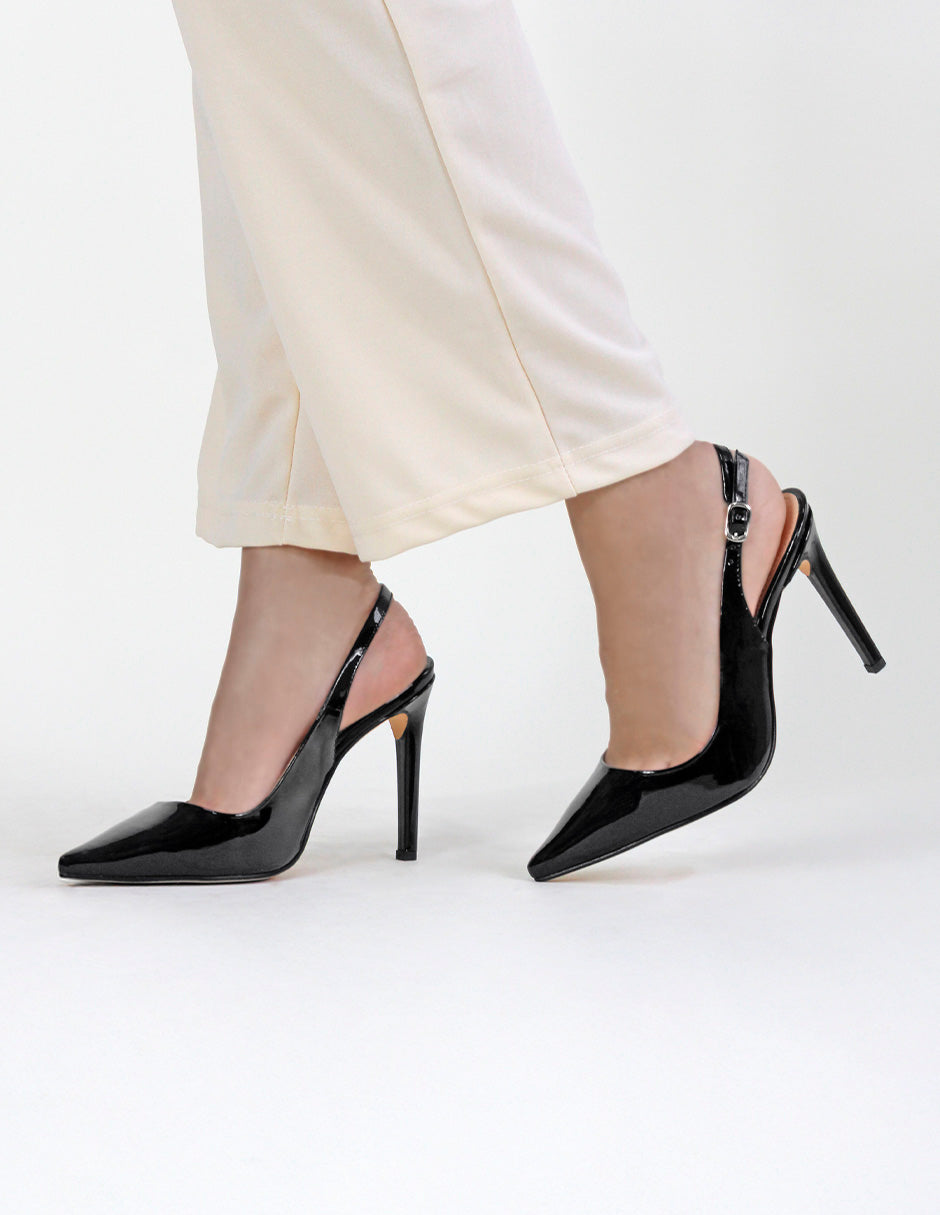 Zapatillas Tender en Charol – Negro