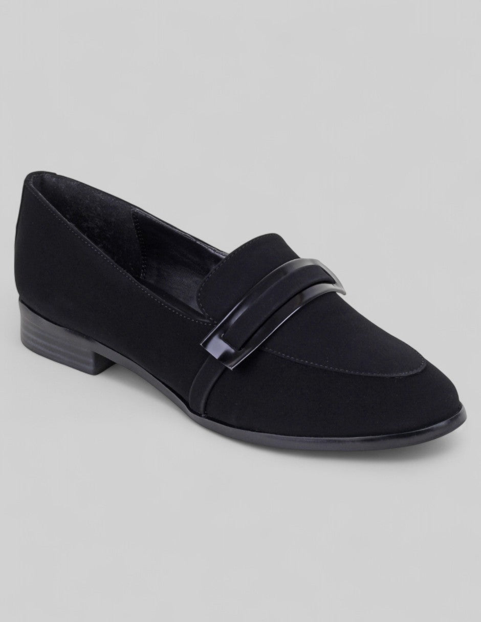 Mocasines Tender en Gamuza – Negro