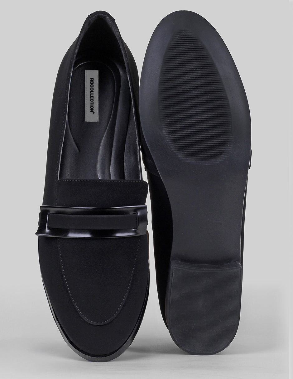 Mocasines Tender en Gamuza – Negro