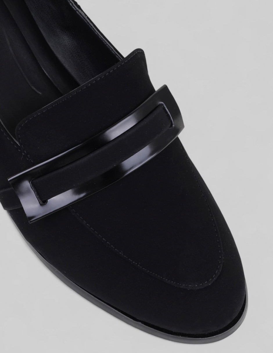 Mocasines Tender en Gamuza – Negro