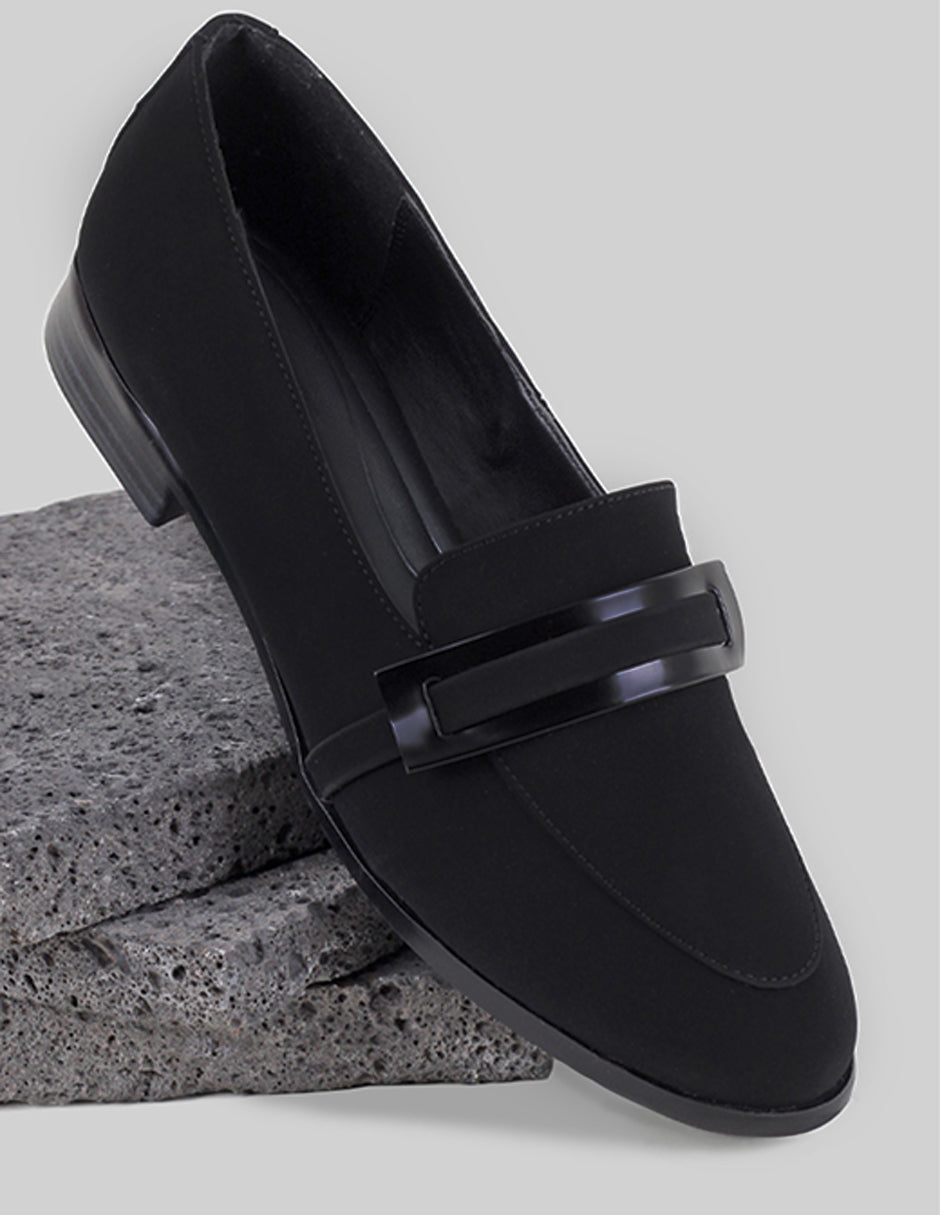 Mocasines Tender en Gamuza – Negro