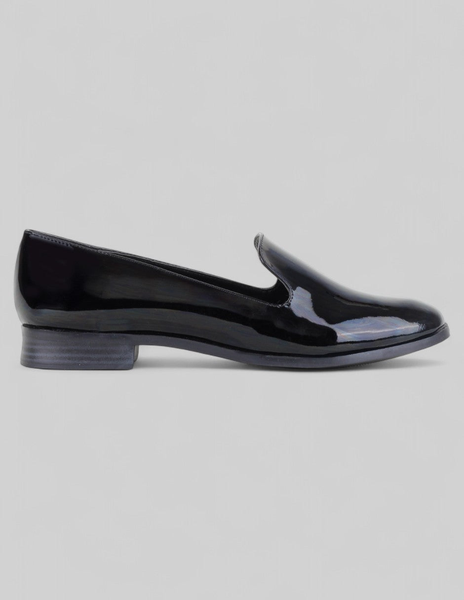 Mocasines Exterior Charol Color Negro Para Mujer De RBCOLLECTION
