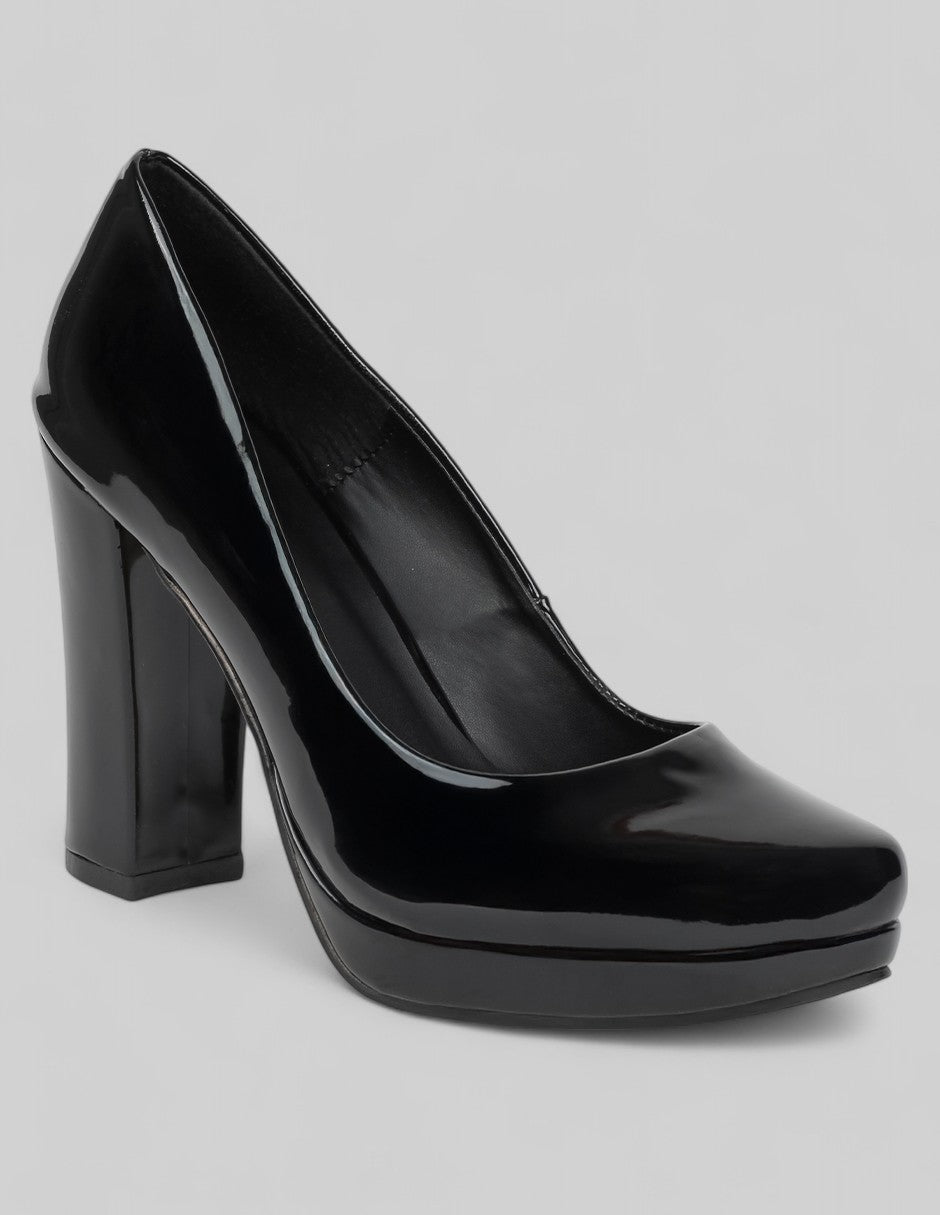 Zapatillas Exterior Charol Color Negro Para Mujer De RBCOLLECTION