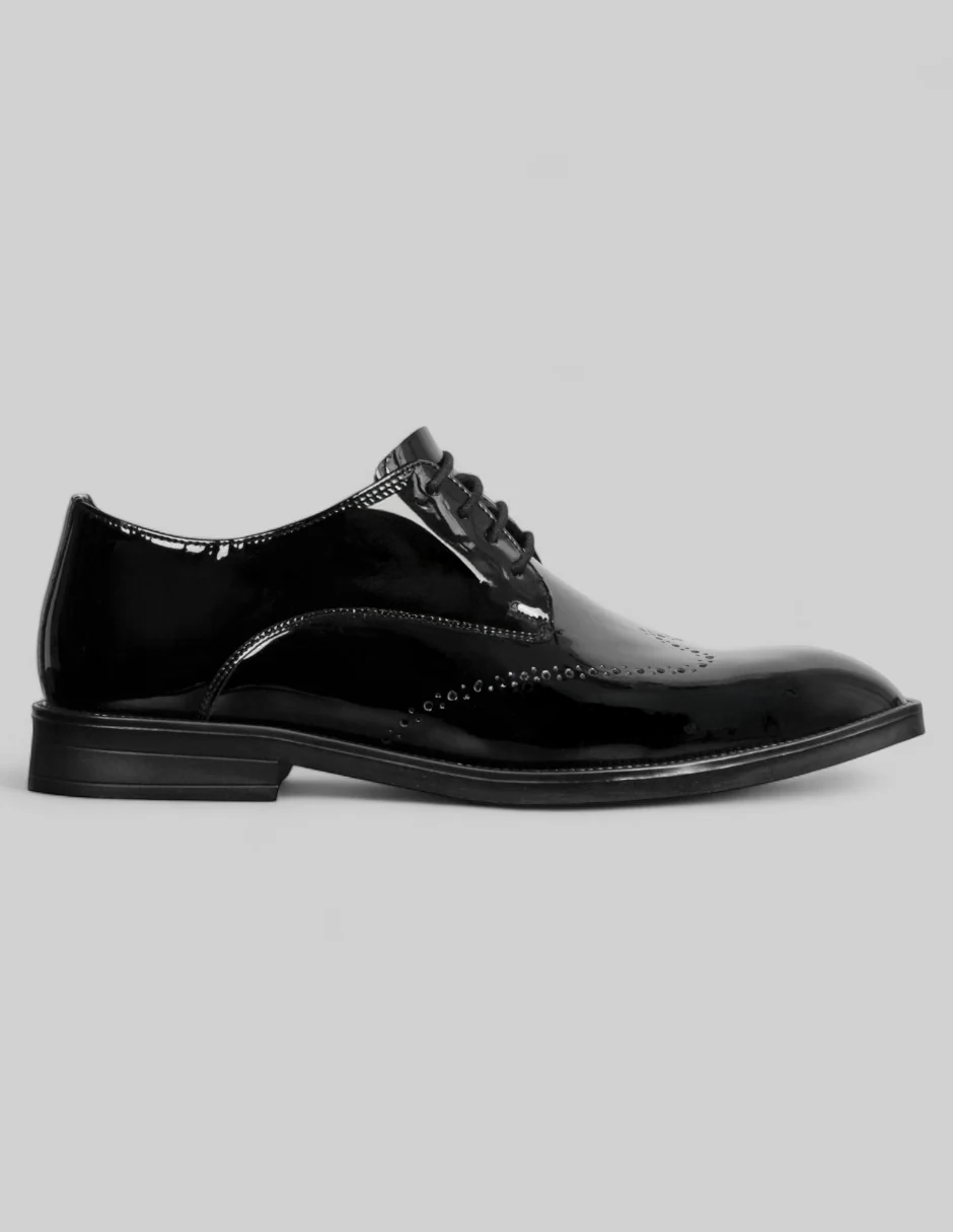 Zapatos de vestir Exterior Piel vegana Color Negro Para Hombre De RBCOLLECTION
