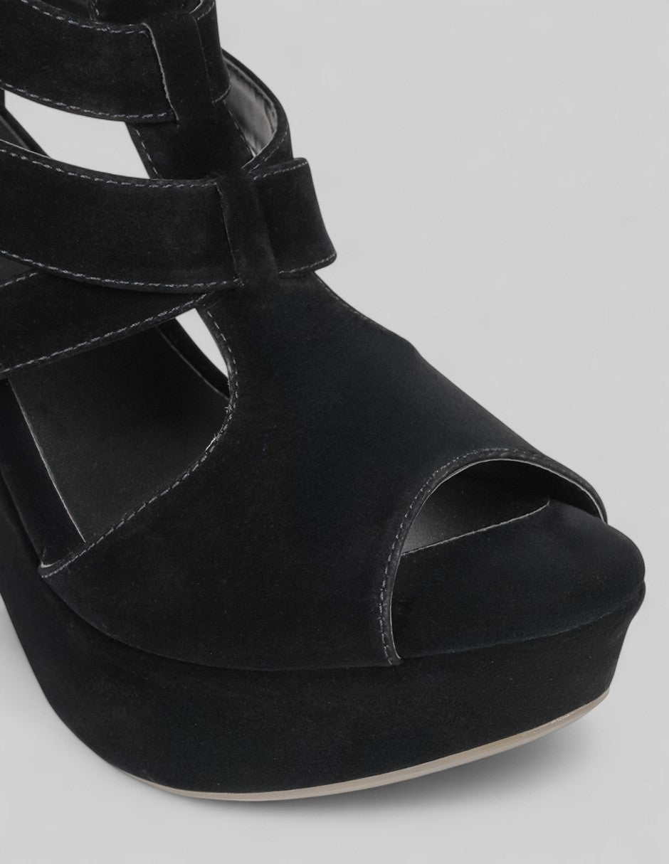 Sandalia con tacón Classy en Mujer – Negro