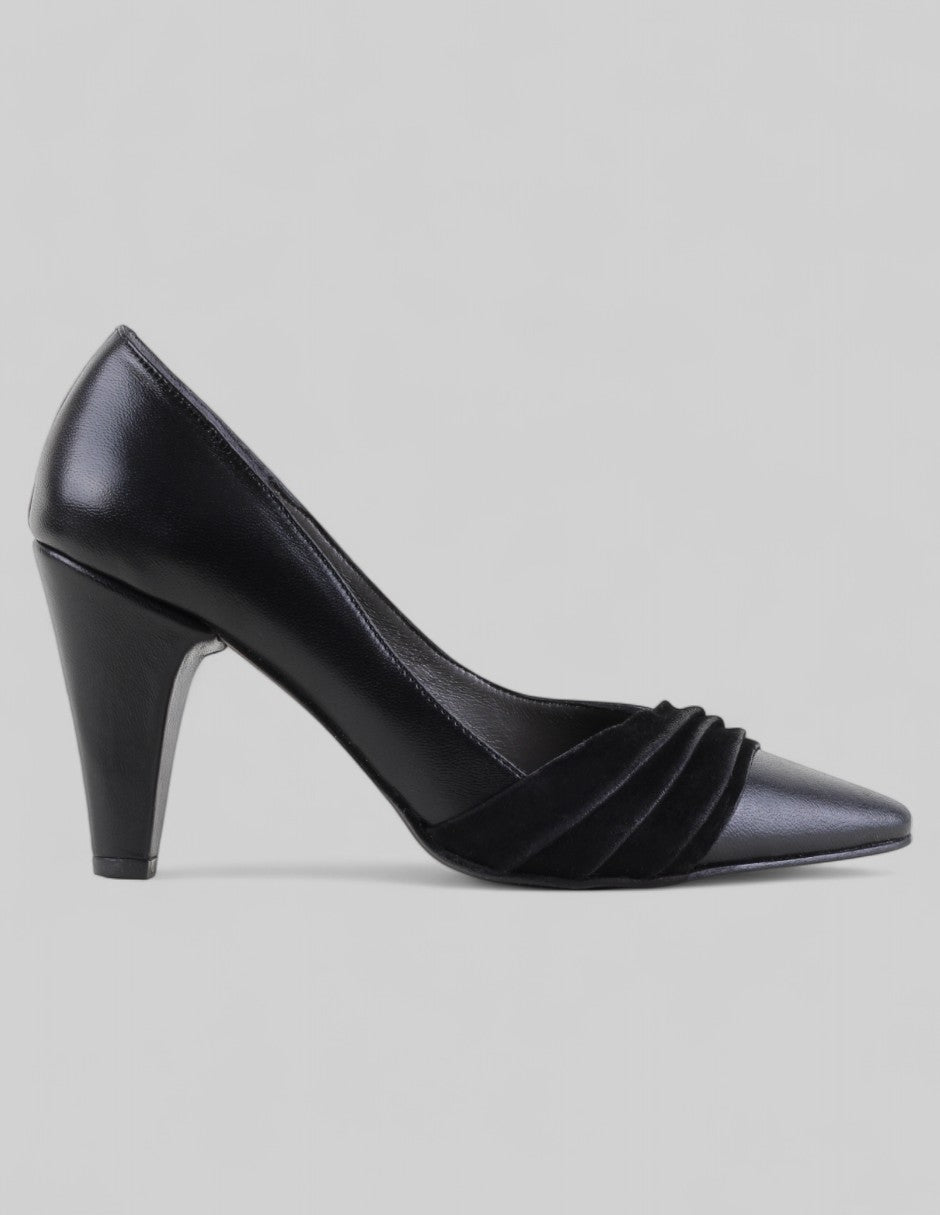 Zapatillas Lysanne  en Piel – Negro