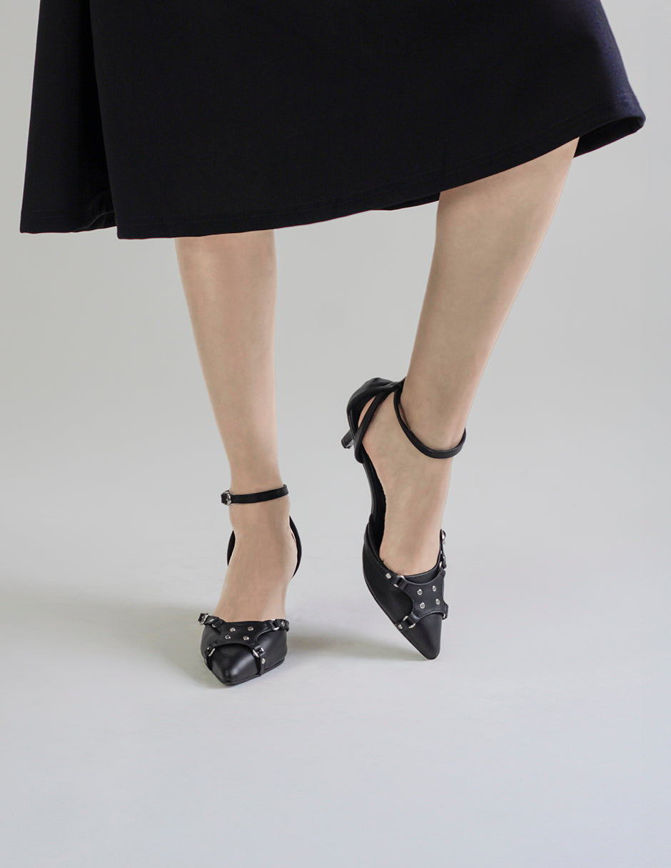 Zapatillas Drop Day en Piel vegana – Negro