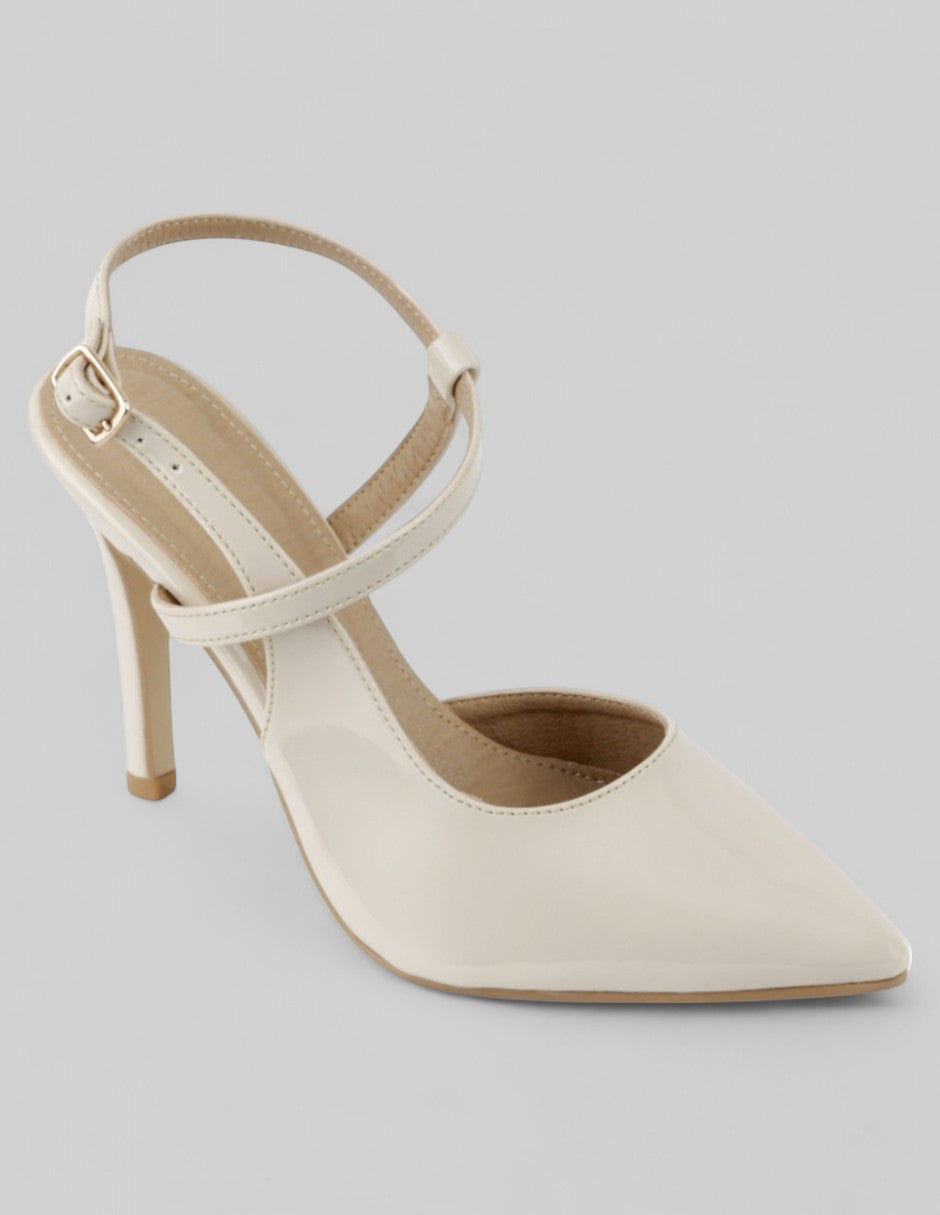 Zapatillas Drop Day en Charol – Beige