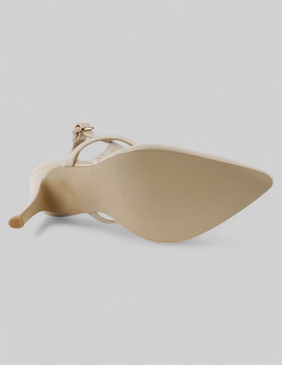 Zapatillas Drop Day en Charol – Beige