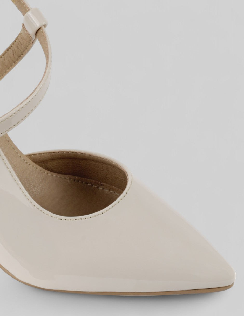 Zapatillas Drop Day en Charol – Beige