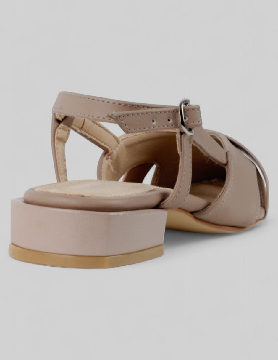 Loafers Drop Day en Piel vegana – Beige