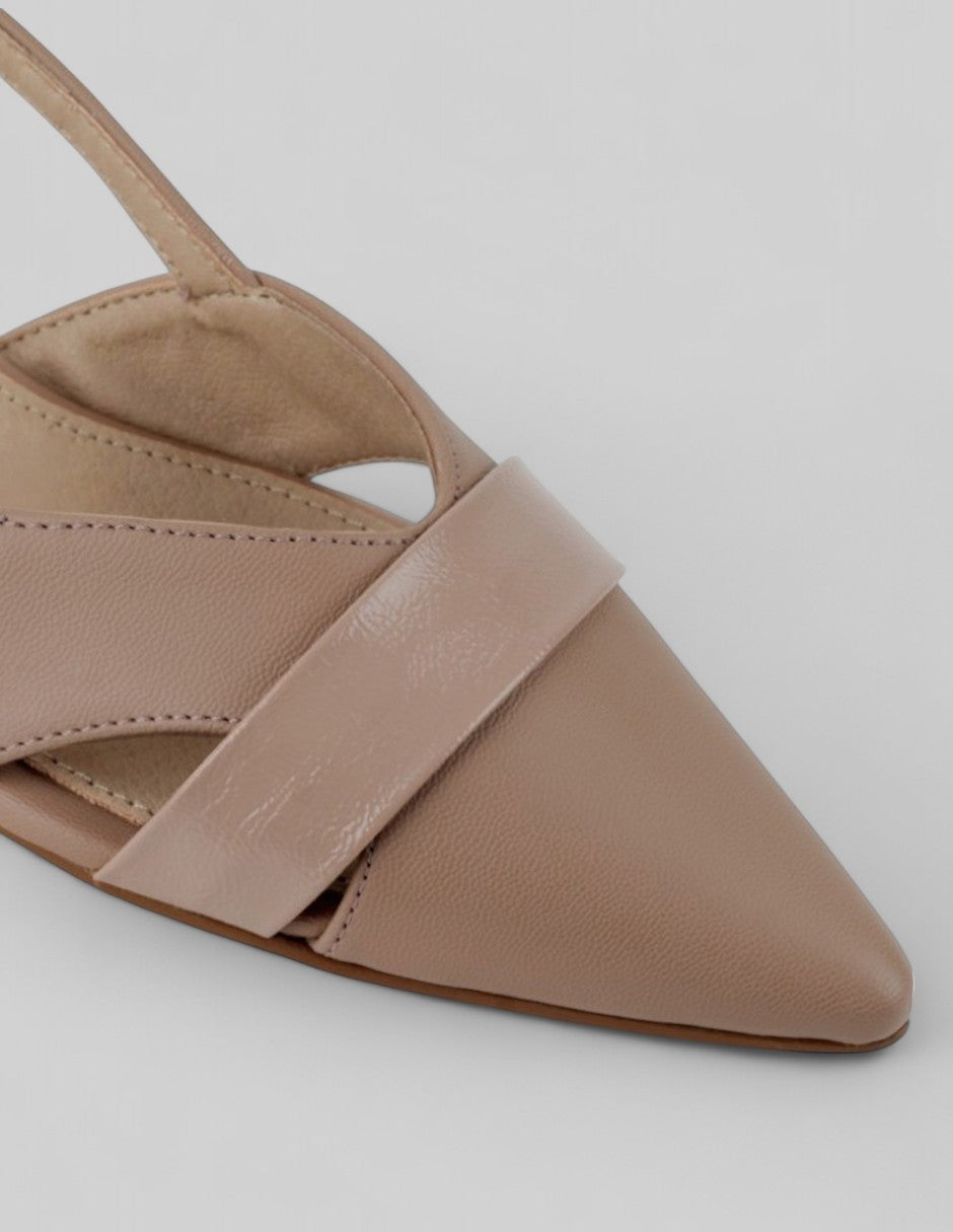 Loafers Drop Day en Piel vegana – Beige