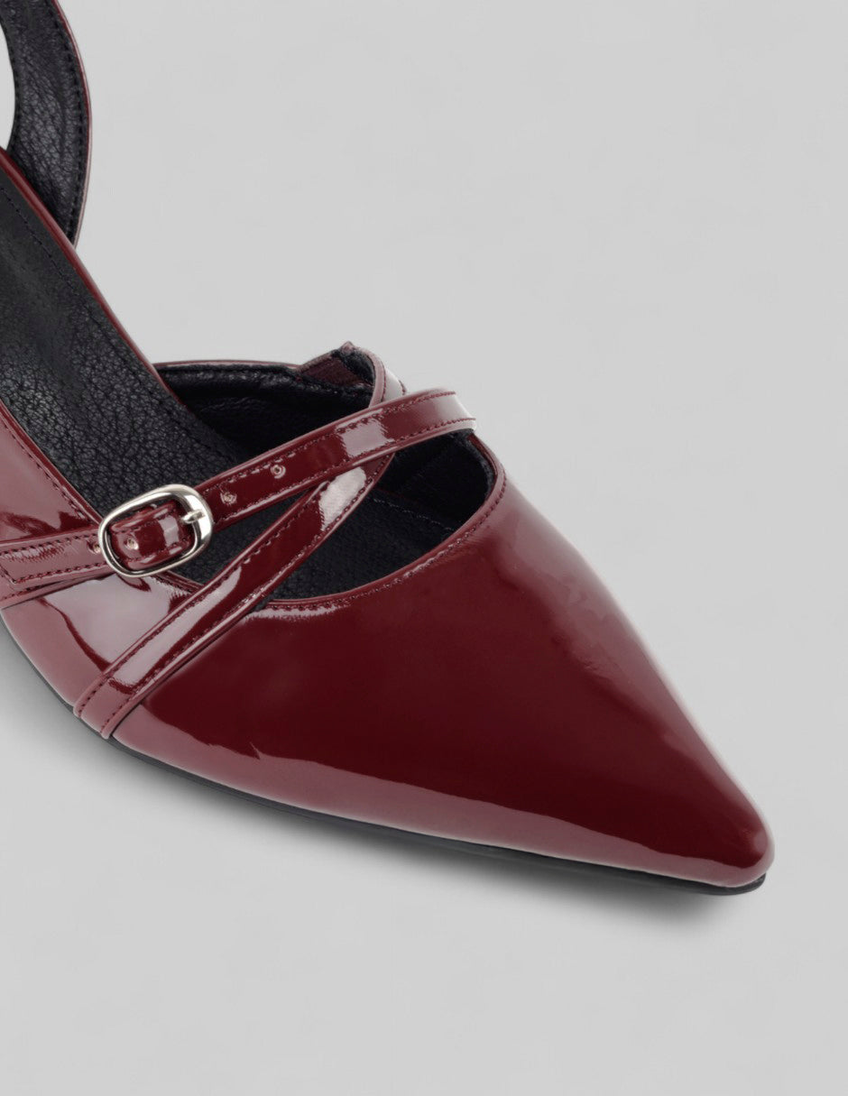 Zapatillas Drop Day en Charol – Rojo