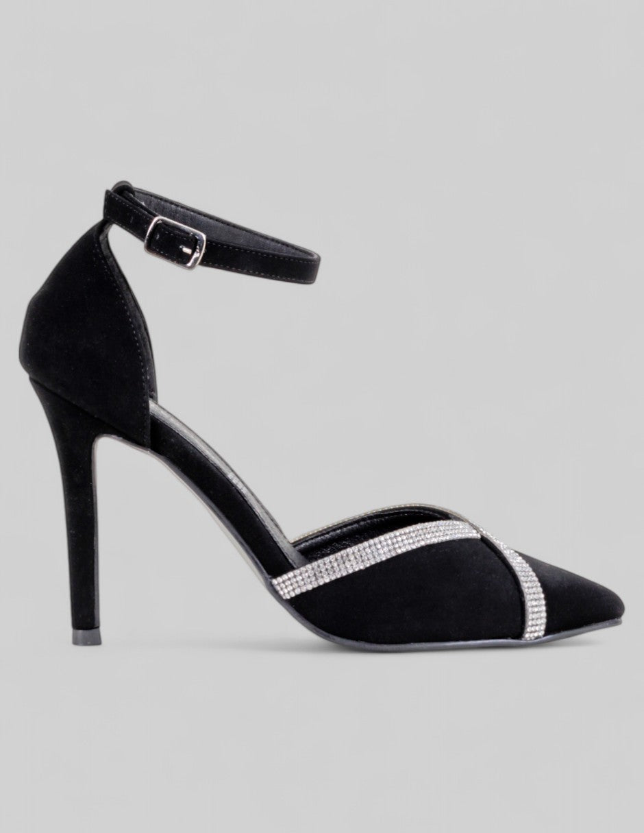 Zapatillas Exterior Piel de durazno Color Negro Para Mujer De RBCOLLECTION