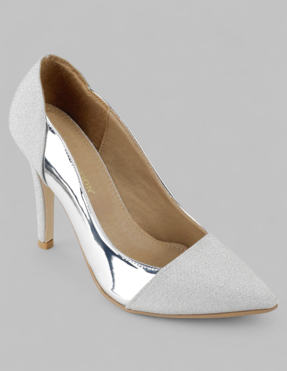 Zapatillas Exterior Sintético Color Plata Para Mujer De RBCOLLECTION