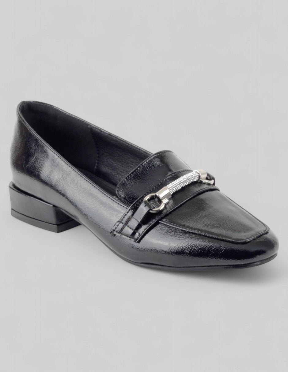 Mocasines Exterior Piel vegana Color Negro Para Mujer De RBCOLLECTION