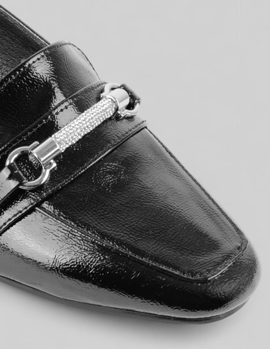 Mocasines Drop Day en Piel vegana – Negro