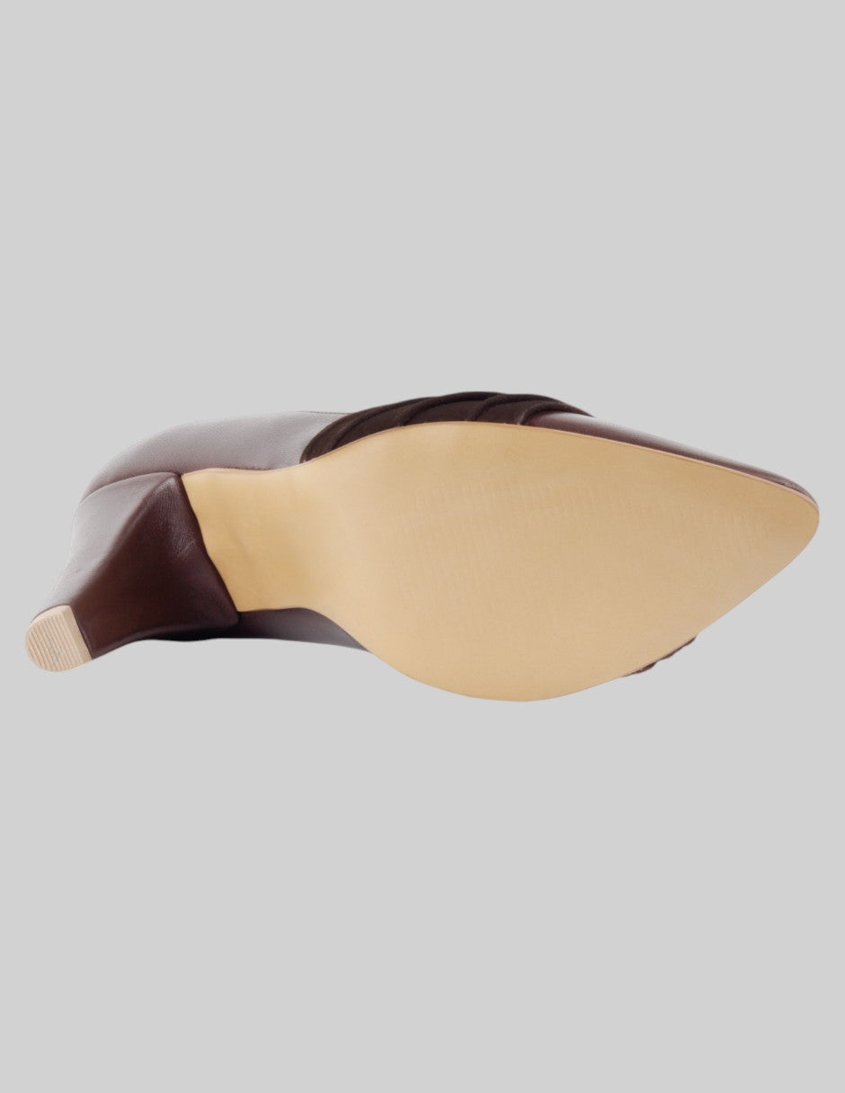 Zapatillas Lysanne en Piel – Café