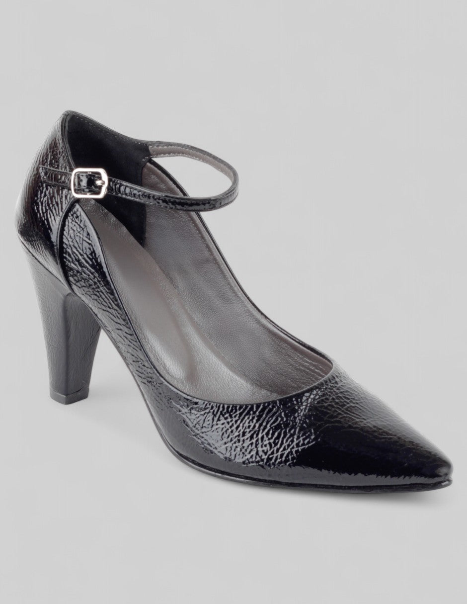 Zapatillas Exterior Charol Color Negro Para Mujer De RBCOLLECTION