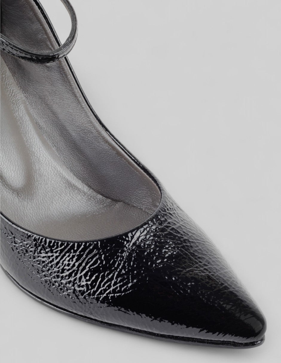 Zapatillas Sabina en Charol – Negro