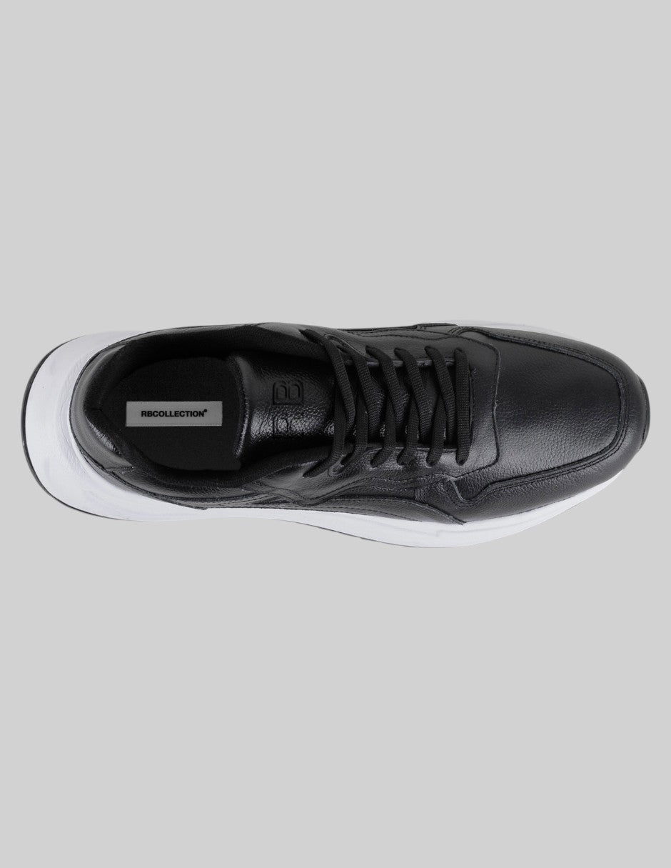 Tenis tipo deportivo   Urban trace en Piel – Negro