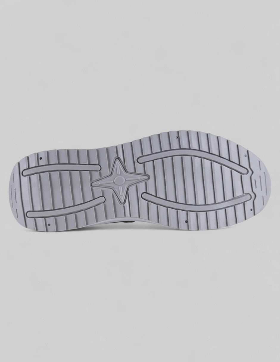 Tenis tipo deportivo  Urban trace en Piel vegana – Blanco