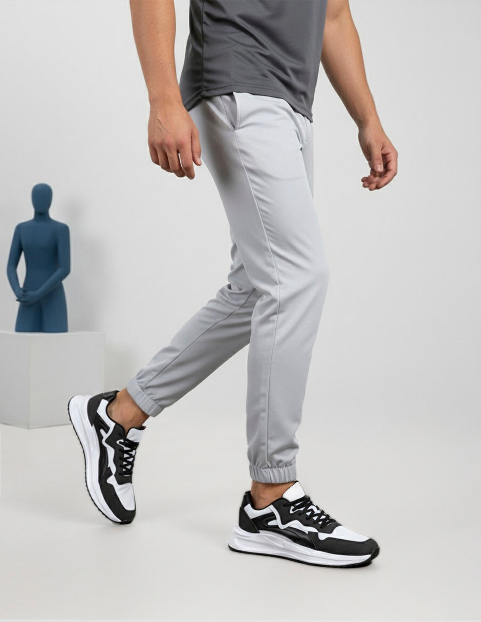 Tenis tipo deportivo  Urban trace en Piel vegana – Negro