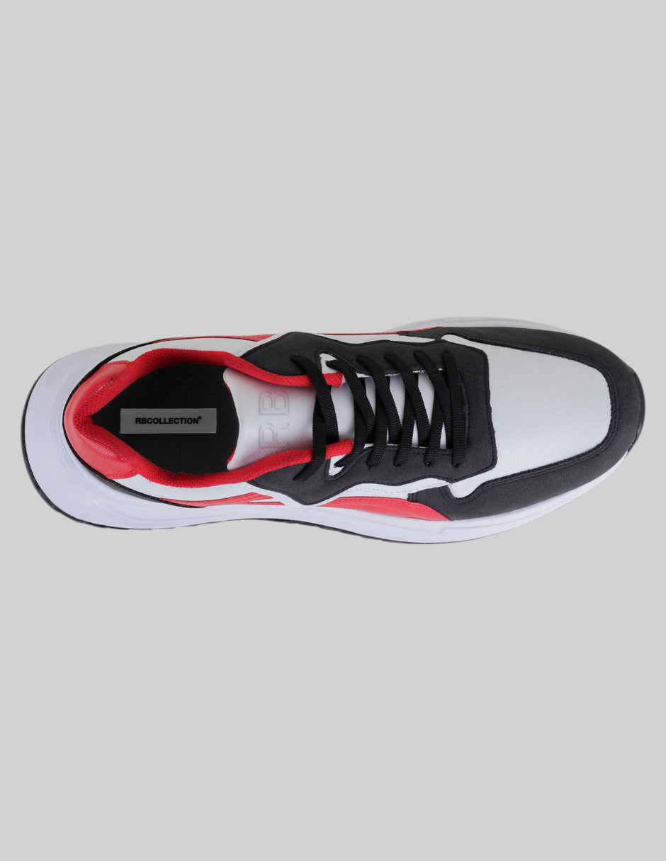 Tenis tipo deportivo  Urban trace en Piel vegana – Negro