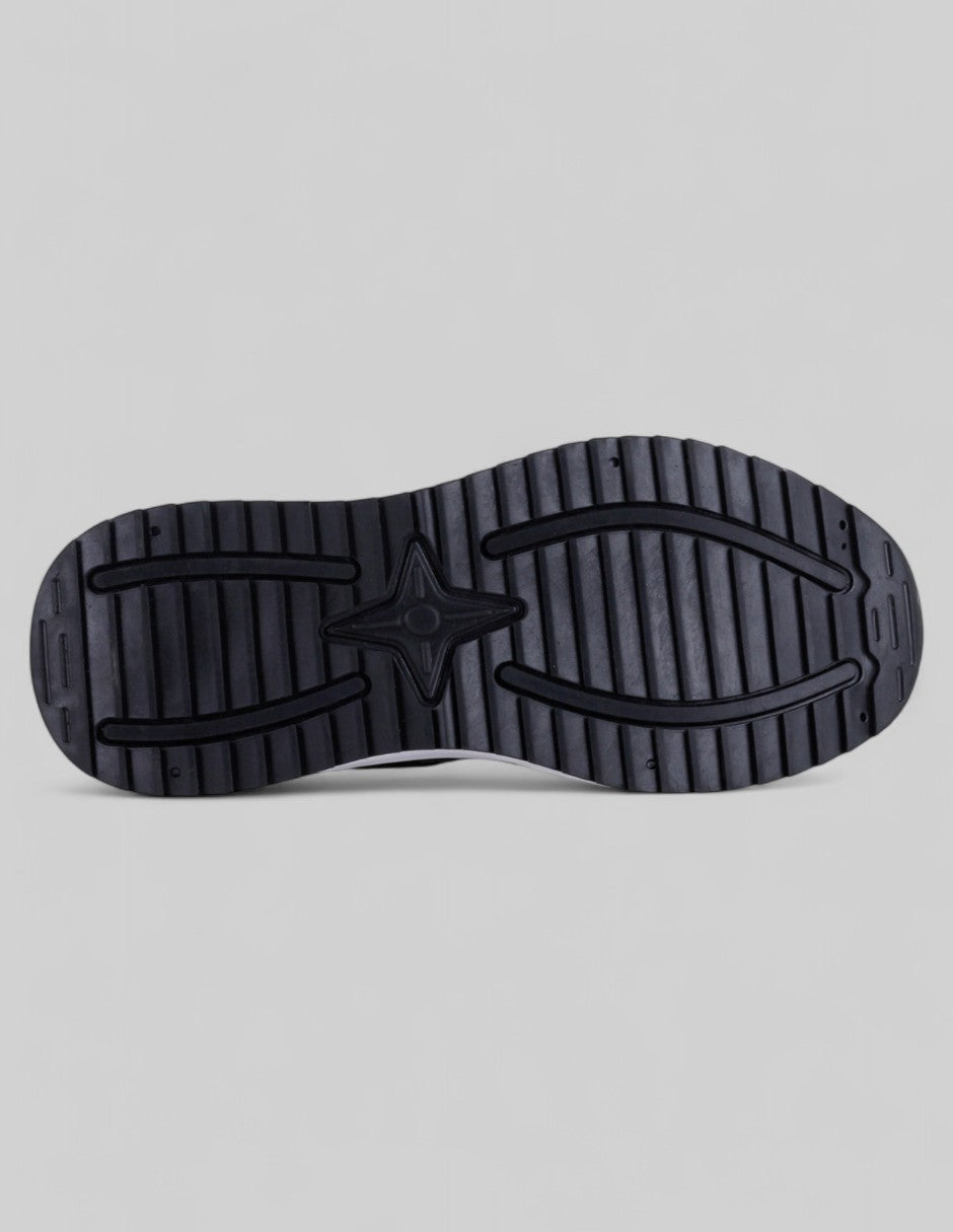 Tenis tipo deportivo  Urban trace en Piel vegana – Negro