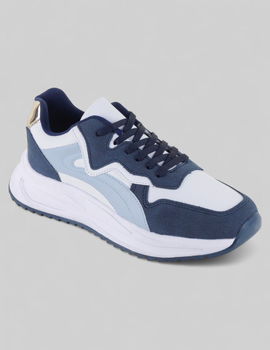 Tenis tipo deportivo Exterior Piel vegana Color Negro Para Mujer De RBCOLLECTION