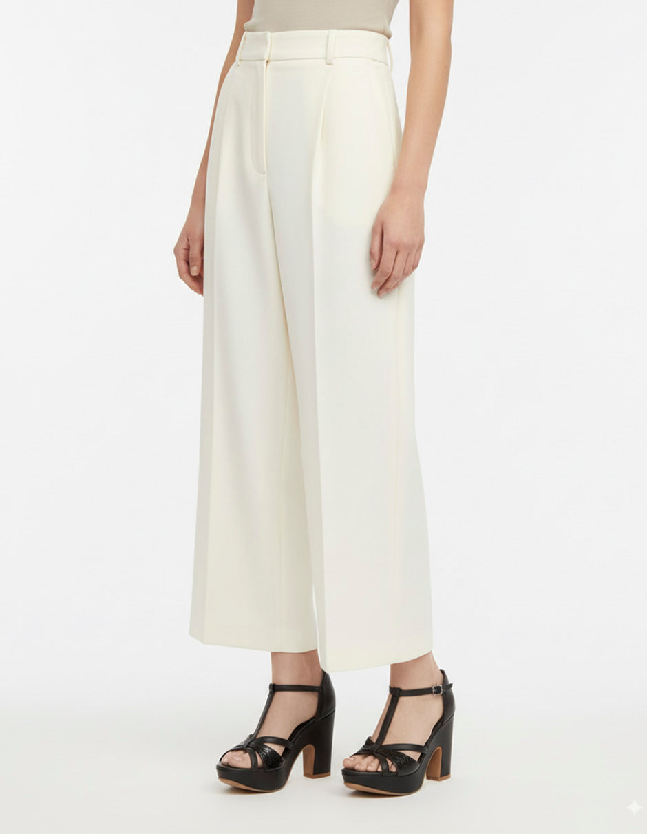 Sandalia con tacón Signature Line en Piel – Negro