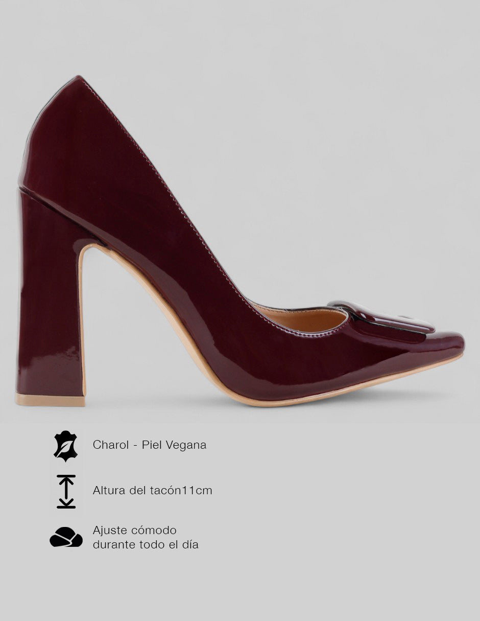 Zapatillas Tender en Charol – Rojo