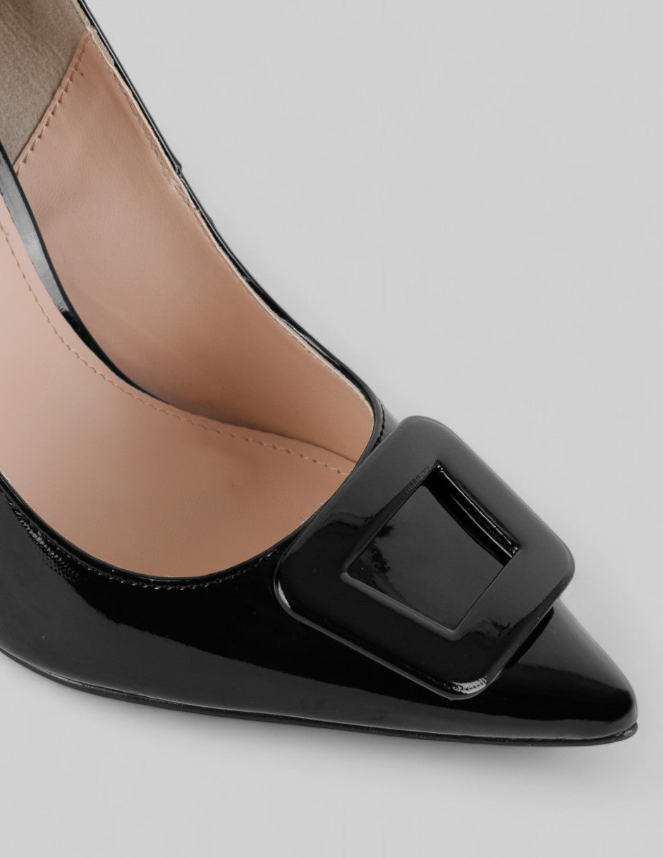 Zapatillas Tender en CHAROL – Negro