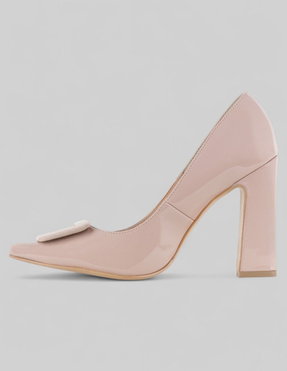 Zapatillas Tender en CHAROL – Beige