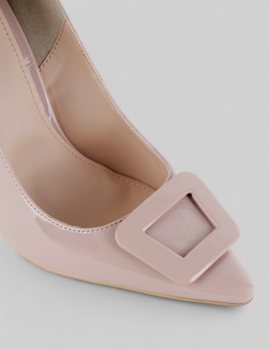 Zapatillas Tender en CHAROL – Beige