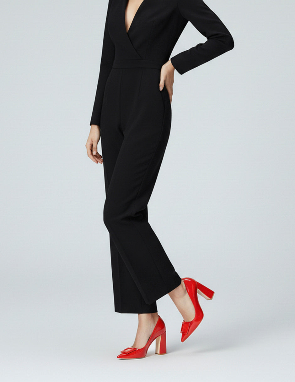 Zapatillas Tender en CHAROL – Rojo