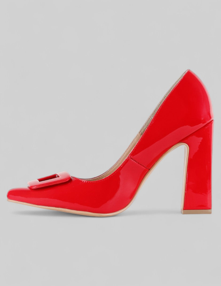 Zapatillas Tender en CHAROL – Rojo