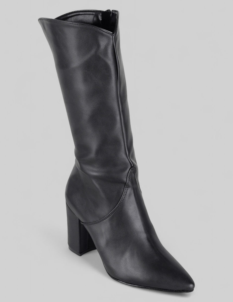 Botas altas Exterior Piel Color Negro Para Mujer De RBCOLLECTION