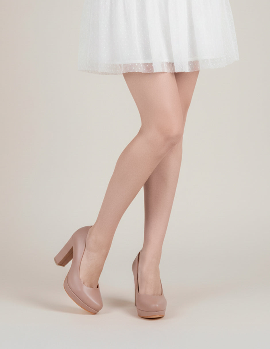 Zapatillas Drop Day en Piel vegana – Beige