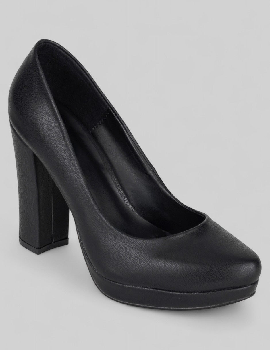 Zapatillas Drop Day en Piel vegana – Negro