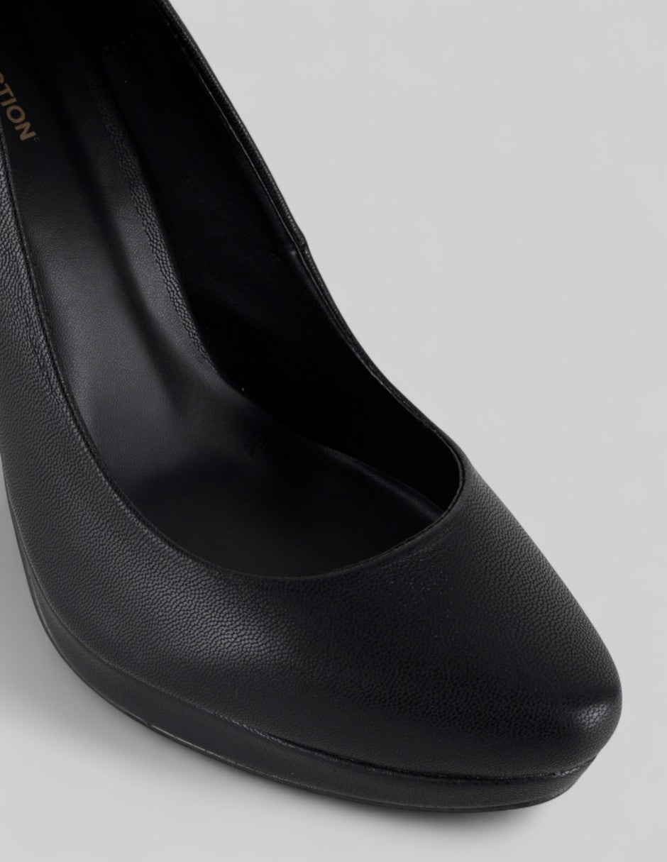 Zapatillas Drop Day en Piel vegana – Negro