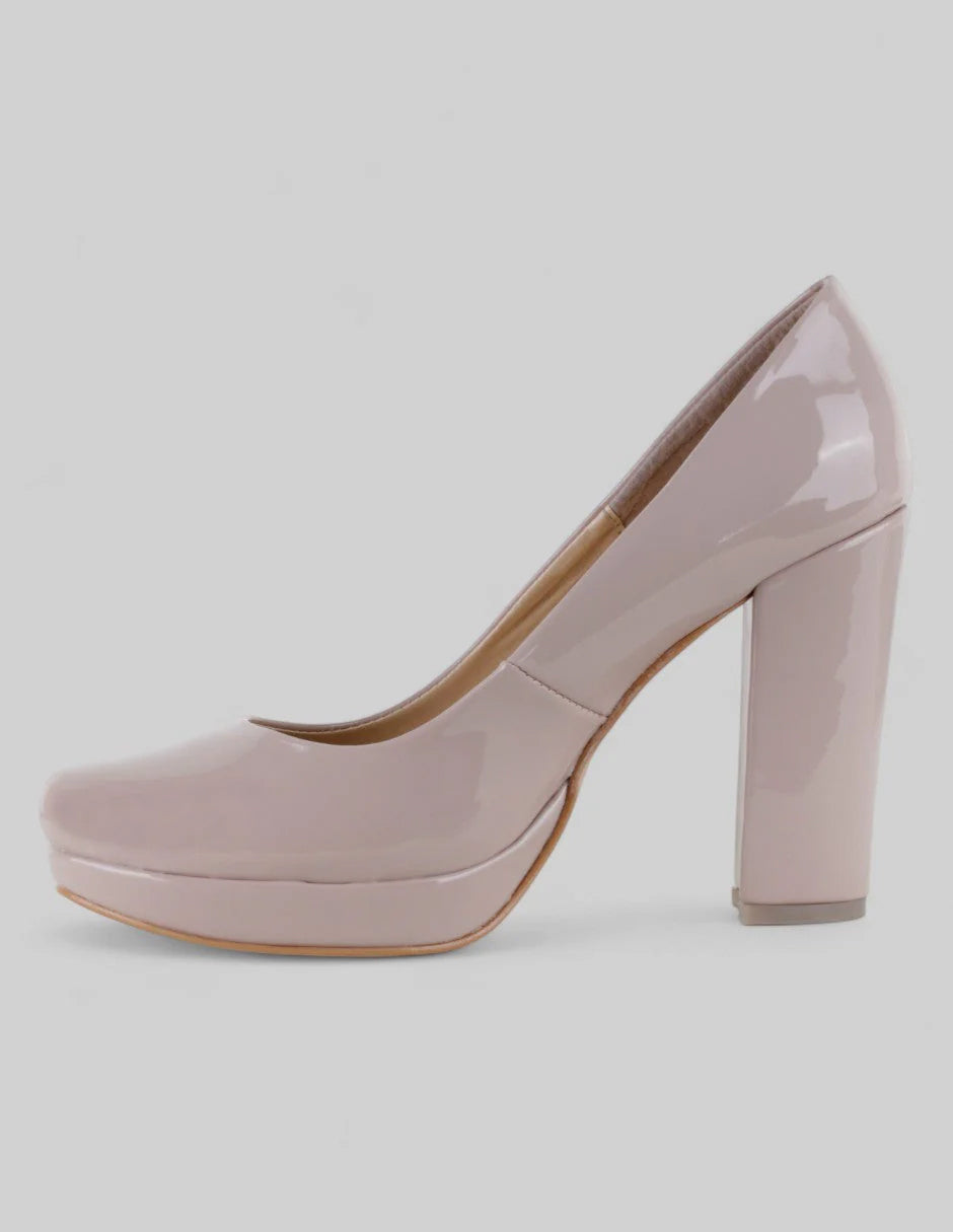 Zapatillas Drop Day en Charol – Beige
