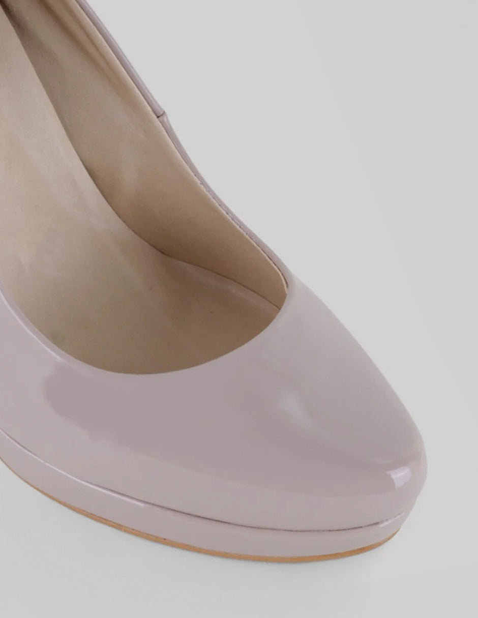 Zapatillas Drop Day en Charol – Beige