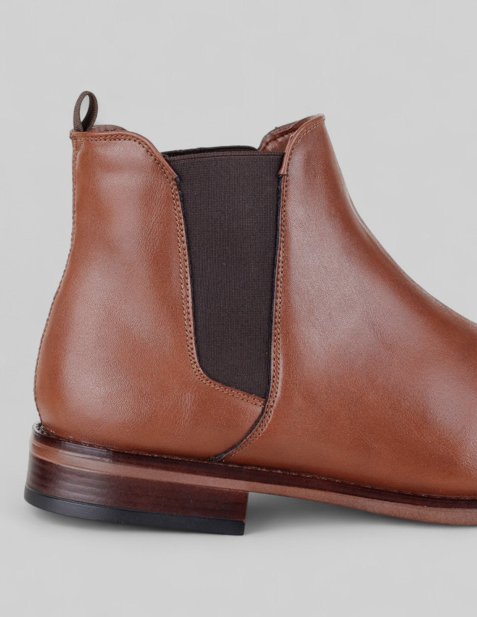 Botas casuales Signature Line en Piel – Café