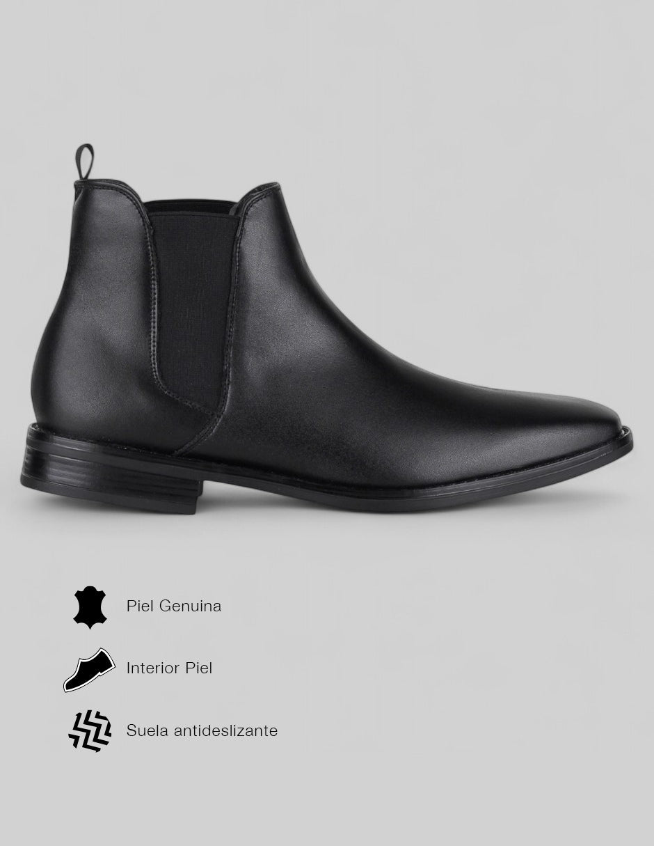 Botas casuales Signature Line en Piel – Negro