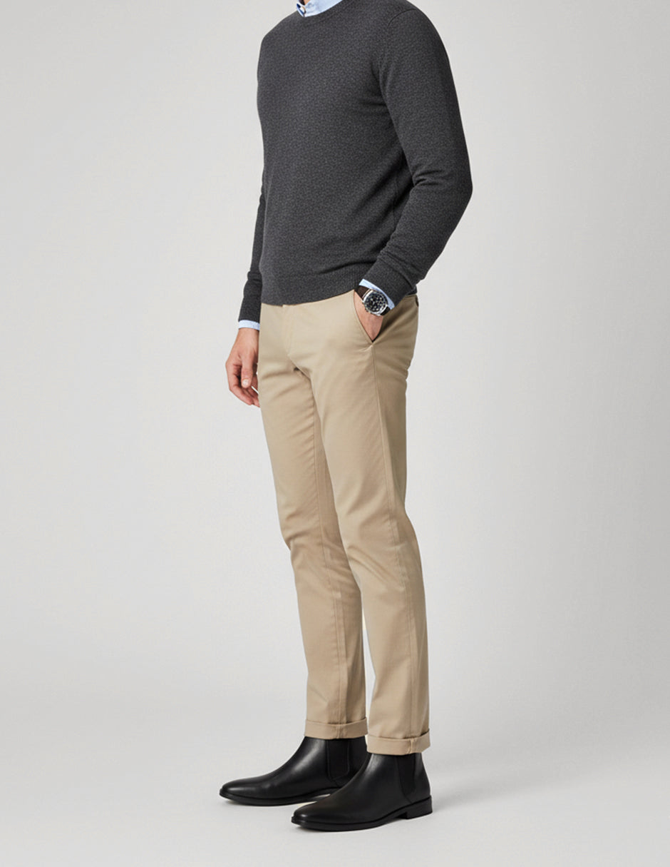 Botas casuales Signature Line en Piel – Negro