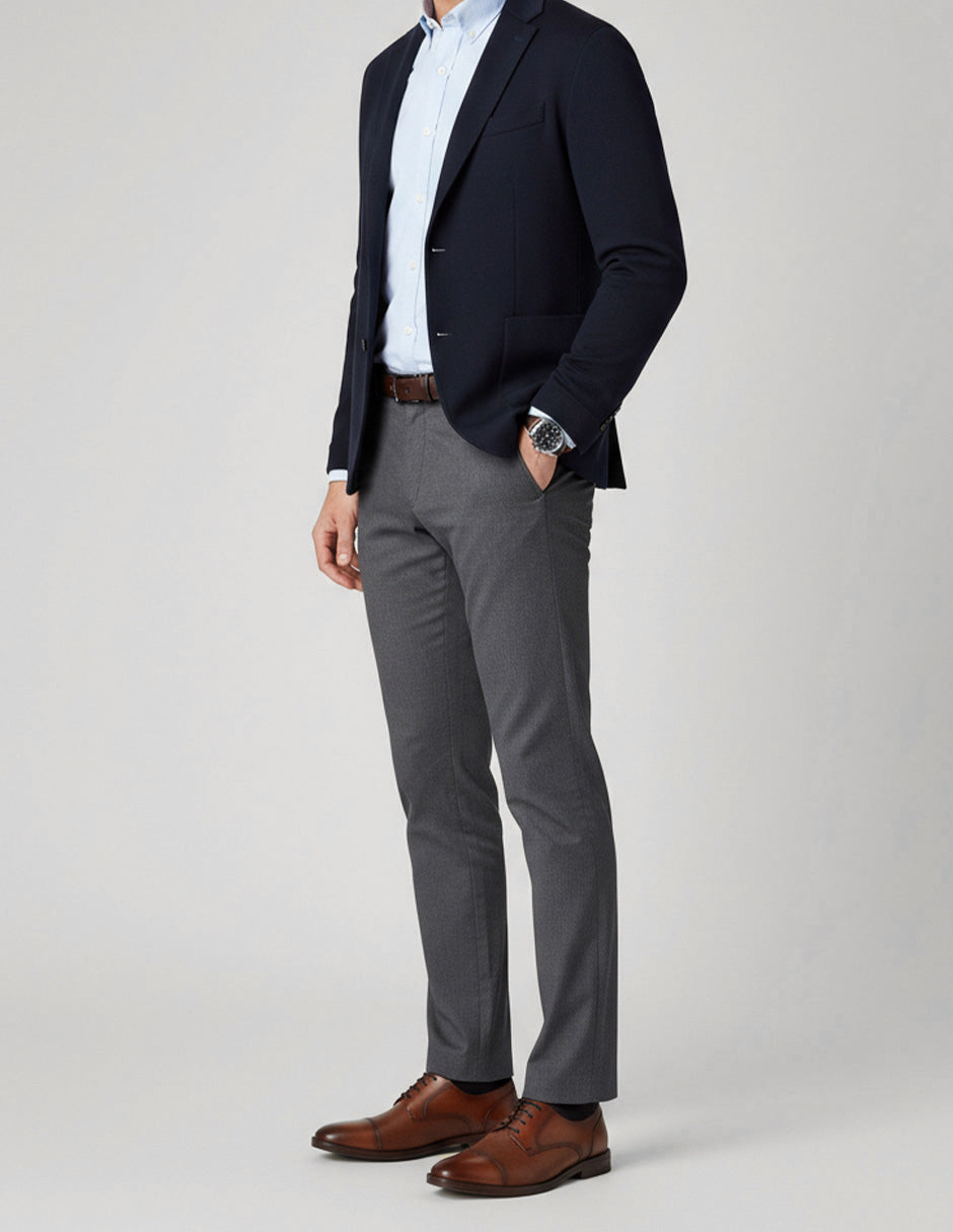 Oxfords Signature Line  en Piel – Café