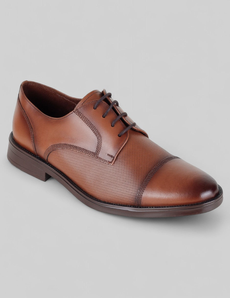 Oxfords Exterior Piel Color Café Para Hombre De RBCOLLECTION