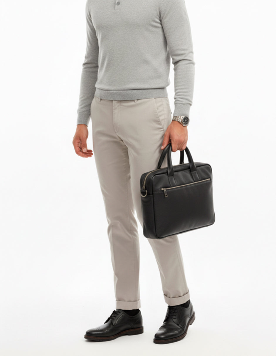 Oxfords Signature Line en Piel – Negro