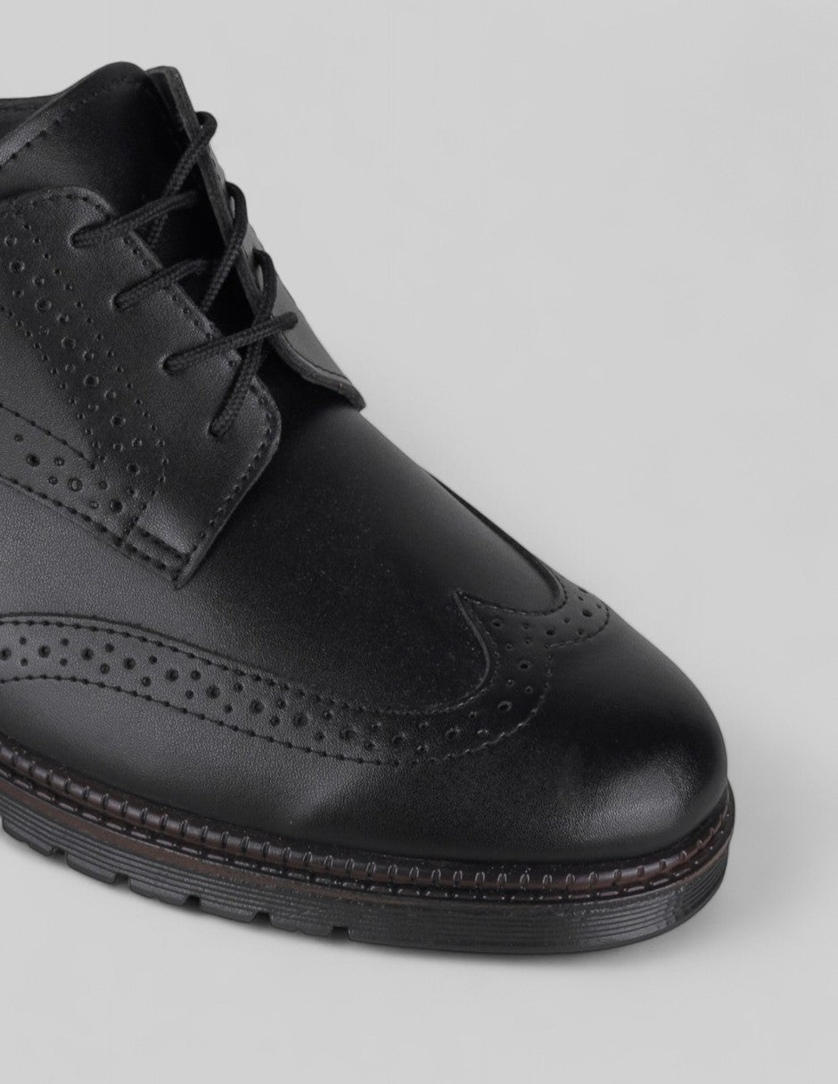 Oxfords Signature Line en Piel – Negro